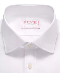White Classic Fit Ramses Poplin Formal Shirt