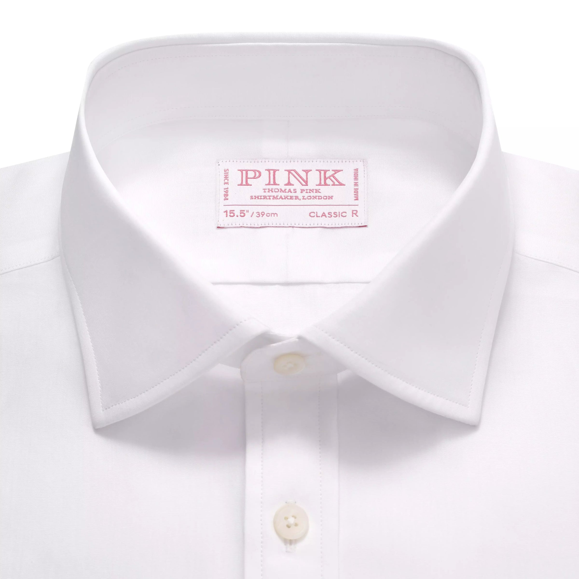 White Classic Fit Ramses Poplin Formal Shirt