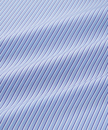 Blue & Navy Tailored Fit Journey Regent Stripe Formal Shirt