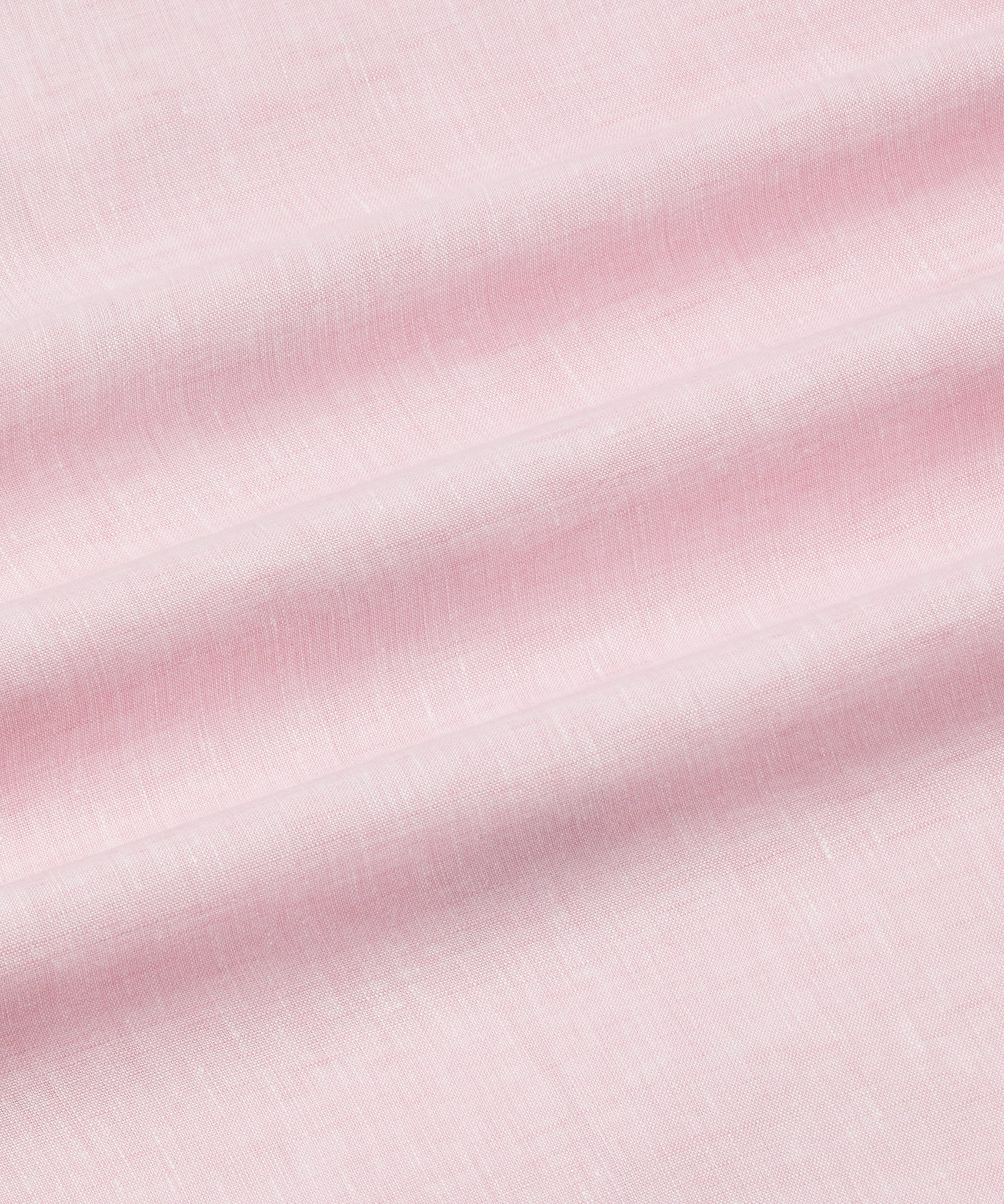 Pale Pink Classic Fit Essential Linen Formal Shirt